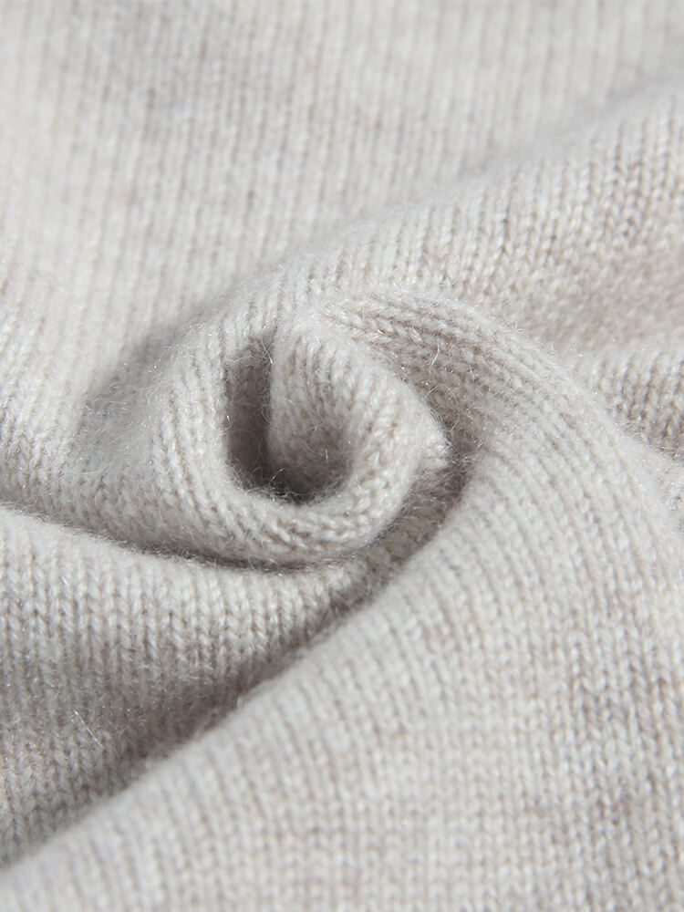 Ruffled Collar Cherry Embroidery Button-Front Cashmere Cardigan